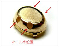 ビジュー オーバル 10mm 4個 （不透明）［st-bj-021］