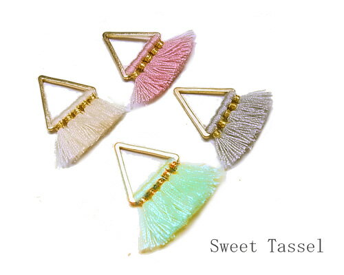 Rakuten - スイートタッセル 1.0cm トライアングル 2個 [tas-022]