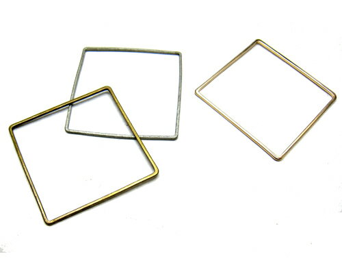 珠 - スクエアシンプル　40mm　5個[foo-041]