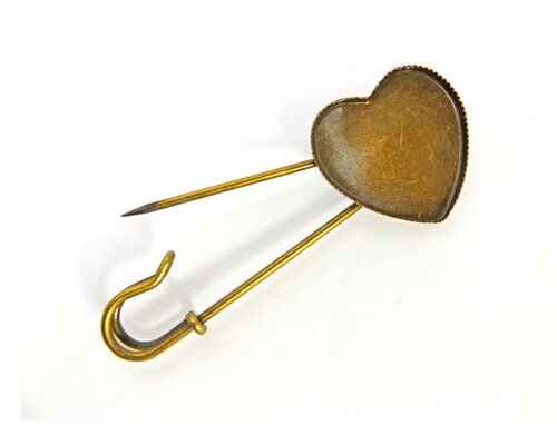 ハートカブトピン[kab-045]