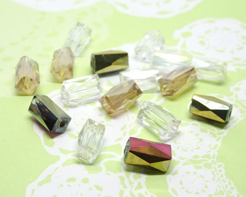 スクエアプリズム S 10個 [bea-349] 【手芸・手芸用品・手芸材料・手作り・アクセサリー・パーツ・ネッ..