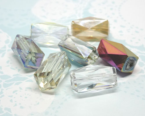 スクエアプリズム L 10個 [bea-351] 【手芸・手芸用品・手芸材料・手作り・アクセサリー・パーツ・ネッ..
