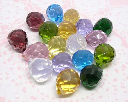 ラウンドドロップ 4個［st-nt-056] 【手芸・手芸用品・手芸材料・手作り・アクセサリー・パーツ・ビー..