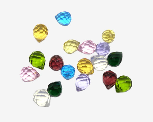 ラウンドドロップ 4個［st-nt-056] 【手芸・手芸用品・手芸材料・手作り・アクセサリー・パーツ・ビーズ・ネックレス・イヤリング・ピアス・ハンドメイド・素材】