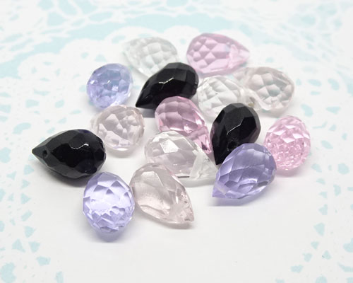 Drops 4個［st-nt-068] 【手芸・手芸用品・手芸材料・手作り・アクセサリー・パーツ・ビーズ・ネックレ..