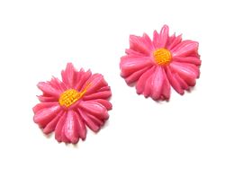 樂天商城 - デイジー　20mm　ダスティピンク[cab-flo-pin-068]【フラワーカボション・アクセサリーパーツ・ビーズ】
