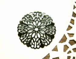 サイネリア　[suk-c-005-2]【透かし・フィグリー・腐食パーツ・アクセサリーパーツ・ビーズ】