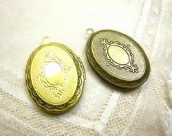 樂天商城 - ロケットオーバルスカラップ　2サイド　L[lock-006]【ロケット・アクセサリーパーツ・ビーズ】