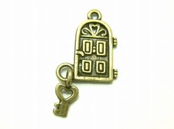 ドア　[cha-b-356]【アクセサリーチャーム・ピューターチャーム・ビーズパーツ】