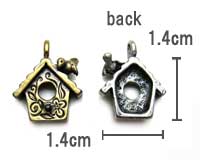 巣箱　[cha-b-253]【アクセサリーチャーム・ピューターチャーム・ビーズパーツ】