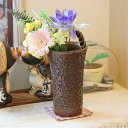 在庫数限り 信楽焼 一輪挿し 窯肌 松皮 手付 小さい 花瓶 陶器 おしゃれ 花入 北欧 陶器 花びん 花器 フラワーベース プレゼント ギフト 信楽 信楽焼き やきもの あす楽(MN6060-05G)(3)