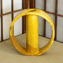 信楽焼 花器 黄釉 ロール型 池坊 生け花 在庫数限り 在庫処分 和風 洋風 華道 陶器 フラワーベース 自由花花器 花瓶 ギフト 信楽焼き 焼き物 華道 小原...