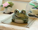 信楽焼 カエル 貯金箱 4号 出目 はにかみ 置物 カエルの置物 陶器 玄関 かわいい かえる 風水 グッズ 小さい おしゃれ 蛙 ガーデニング用 かえるの置物 ギフト 焼き物 信楽焼き(MB105-03G)