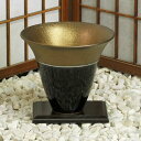 信楽焼 花器 金彩 掛分 立花 池坊 生け花 在庫数限り 在庫処分 和風 洋風 華道 陶器 フラワーベース 生花 立花 花瓶 ギフト 信楽焼き 焼き物 華道 小...