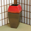 信楽焼 花器 ラスターレッド 掛分け 合わせ 立花 池坊 生け花 在庫数限り 在庫処分 和風 洋風 華道 陶器 フラワーベース 生花 立花 花瓶 ギフト 信楽焼...