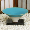 信楽焼 花器 トルコ釉 金線 深型 立花 池坊 生け花 在庫数限り 在庫処分 和風 洋風 華道 陶器 フラワーベース 生花 立花 花瓶 ギフト 信楽焼き 焼き物...