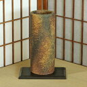 信楽焼 花器 窯肌 松皮 筒型 寸胴 立花 池坊 生け花 在庫数限り 在庫処分 和風 洋風 華道 陶器 フラワーベース 生花 立花 花瓶 ギフト 信楽焼き 焼き...