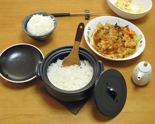 万古焼 陶器 ごはん鍋 2合炊 直火 電子レンジ対応 ご飯鍋 炊飯器 土鍋 日本製 2合 萬古焼 母の日 調理器具 ギフト 焼…