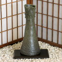 信楽焼 花器 黒窯肌 耳付き 手びねり 池坊 生け花 在庫数限り 在庫処分 和風 洋風 華道 陶器 フラワーベース 立花花器 自由花 花瓶 ギフト 信楽焼き 焼...