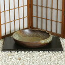 在庫数限り 信楽焼 水盤 茶 窯変 曲げ 丸型 12号 池坊 生け花 和風 洋風 華道 陶器 水鉢 花器 自由花 花瓶 ギフト 信楽焼き 焼き物 華道 小原流 ...