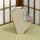 1点物 三重 伊賀焼 花器 灰釉 多角 生花 池坊 小原流 生け花 在庫数限り 在庫処分 立花 和風 華道 陶器 フラワーベース 立花 花瓶 ギフト 信楽焼き 華道 未生流 古流 遠州流 あす楽