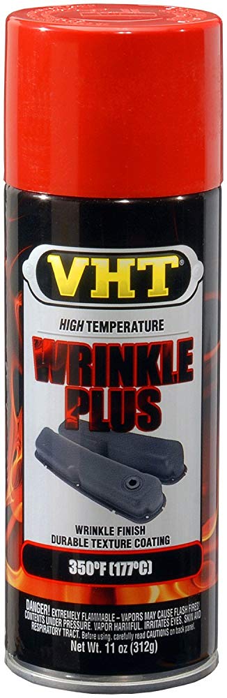 VHT 耐熱 耐火 スプレー タイプ リンクル 結晶塗装 ちぢみ塗装 塗料 しわ 波打ち 内容量 325ml 耐熱温度 約180℃ Wrinkle Plus