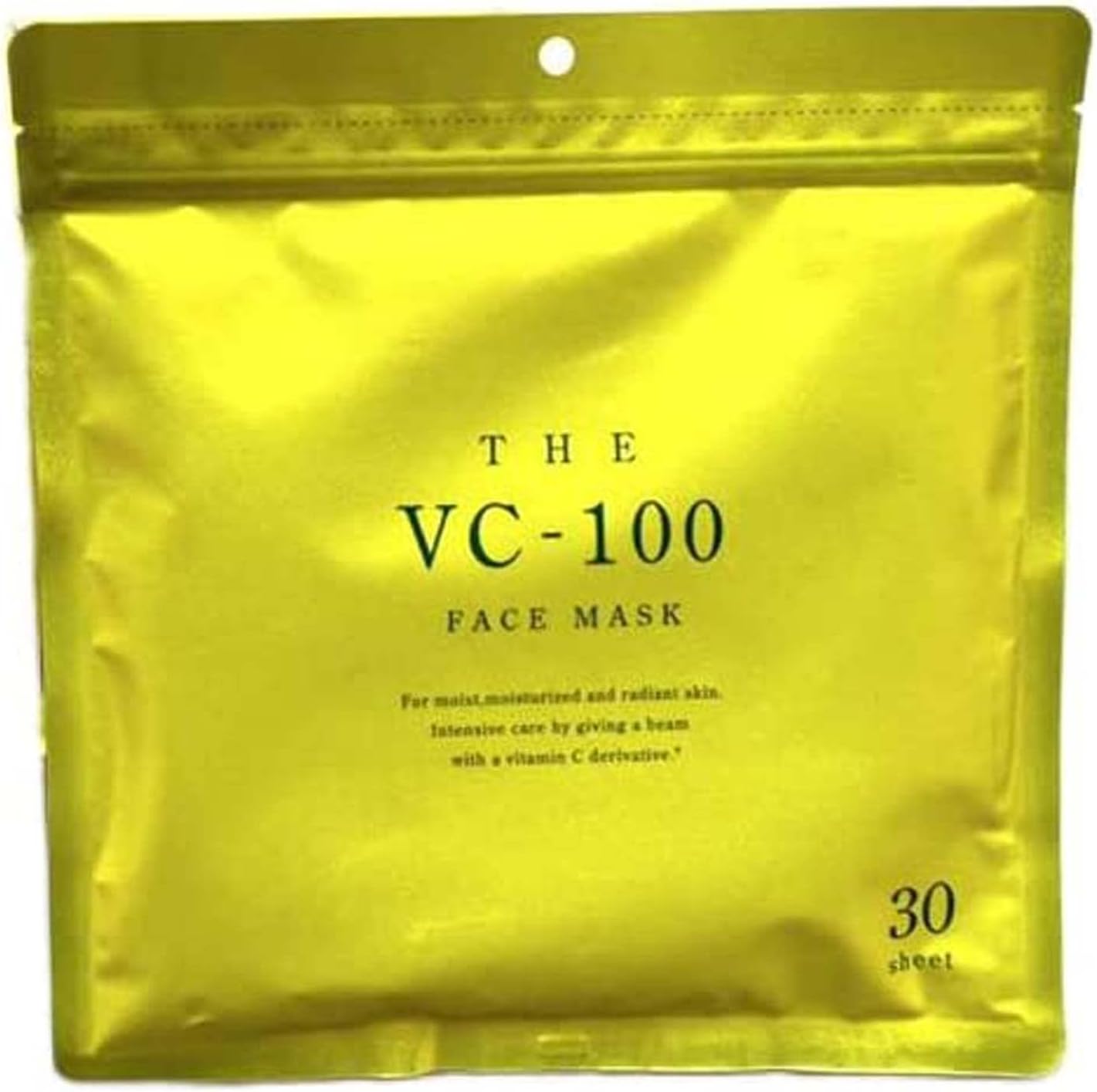 フェイスマスクV THE VC-100 FACE MASK フェイスマスク ビタミンC 集中ケア 透明肌 フェイスパック 30枚入り 大容量