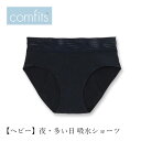 吸水ショーツ comfits コンフィッツ オリジナル ヘビー heavy 購入金額別特典あり 正規品 ナチュラル ショーツ サニタリーショーツ 夜用 昼用 多い日