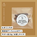 牛タン皮 犬用おやつ むぎごころの無添加ワンちゃんおやつ 牛タン皮 10g(お試しサイズ) 無添加 購入金額別特典あり オーガニック 正規品 天然 ナチュラル ノンケミカル 自然 ドッグフード 犬 オヤツ(4)