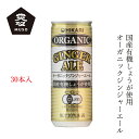 ジュース ムソー ヒカリ オーガニックジンジャーエール 250ml×30本 購入金額別特典あり 正規品 有機栽培 化学調味料不使用 無添加 ナチュラル 天然 香料不使用 酸味料不使用 保存料不使用 有機JAS認定 muso