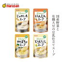 スープ マルサン 豆乳仕立てのスープ 180g 購入金額別特典あり 正規品 国内産 保存料 無添加 じゃがいも にんじん かぼちゃ とうもろこし
