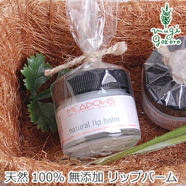 リップクリーム 無添加 メドウズ MEADOWS ナチュラルリップバーム 14ml 購入金額別特典あり オーガニック 正規品 リップバーム 天然 ナチュラル ノンケミカル 自然