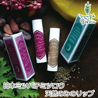 リップクリーム 無添加 MOONSOAP ムーンソープ BOTANICAL LIPBALM （ボタニカルリップバーム） 6ml 購入金額別特典あり オーガニック 送料無料 正規品 リップケア 天然 ナチュラル ノンケミカル 自然