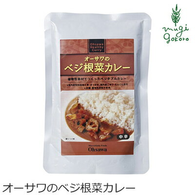 カレー 無添加 オーサワジャパン オーサワのベジ根菜カレー 200g レトルトカレー カレーソース 購入金額別特典あり 正規品 国内産 オーガニック 無農薬 有機 ナチュラル 天然