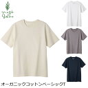 Tシャツ ピープルツリー オーガニックコットン ベーシックTシャツ ユニセックス 生成 購入金額別特典あり 正規品 オーガニック 送料無料 無農薬 無添加 天然 ナチュラル ノンケミカル 自然 People Tree フェアトレード