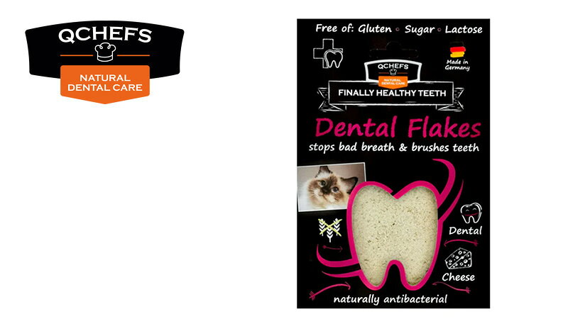 猫用フレーク QCHEFS（キューシェフズ）Dental Flakes for cats 猫用デンタルフレーク 80g 購入金額別特典あり 無添加 100％天然由来 猫デンタルケア 歯垢・歯石・口臭ケア 健康 グルテン・乳糖不使用 腸内環境サポート mugigokoro-10009059 オーガニック 健康生活 むぎごころ サンプル画像3