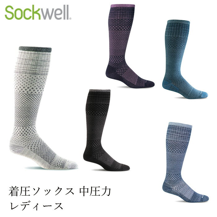 ソックウェル マイクログレード レディース 着圧ソックス 靴下 Sockwell Micro Grade 購入金額別特典あり 正規品 送料無料 レギュラー ソックス メリノウール