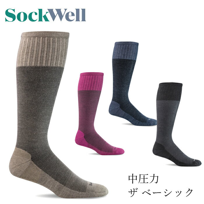 ソックウェル ザ ベーシック 着圧ソックス 靴下 The Basic Ladies 購入金額別特典あり 正規品 レギュラー ソックス メンズ レディースのサムネイル