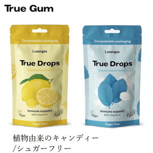 キャンディー 無添加 トゥルードロップ 70g 購入金額別特典あり 正規品 オーガニック 100%植物ベース 自然食品 人工甘味料不使用 シュガーフリー プラスチックフリー truedrops プラントベース ドロップ