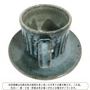 【陶器】青萩彫 コーヒー碗皿（3-3282）カップ＆ソーサー　モダン　陶器　おしゃれ　信楽焼【日本製】 2
