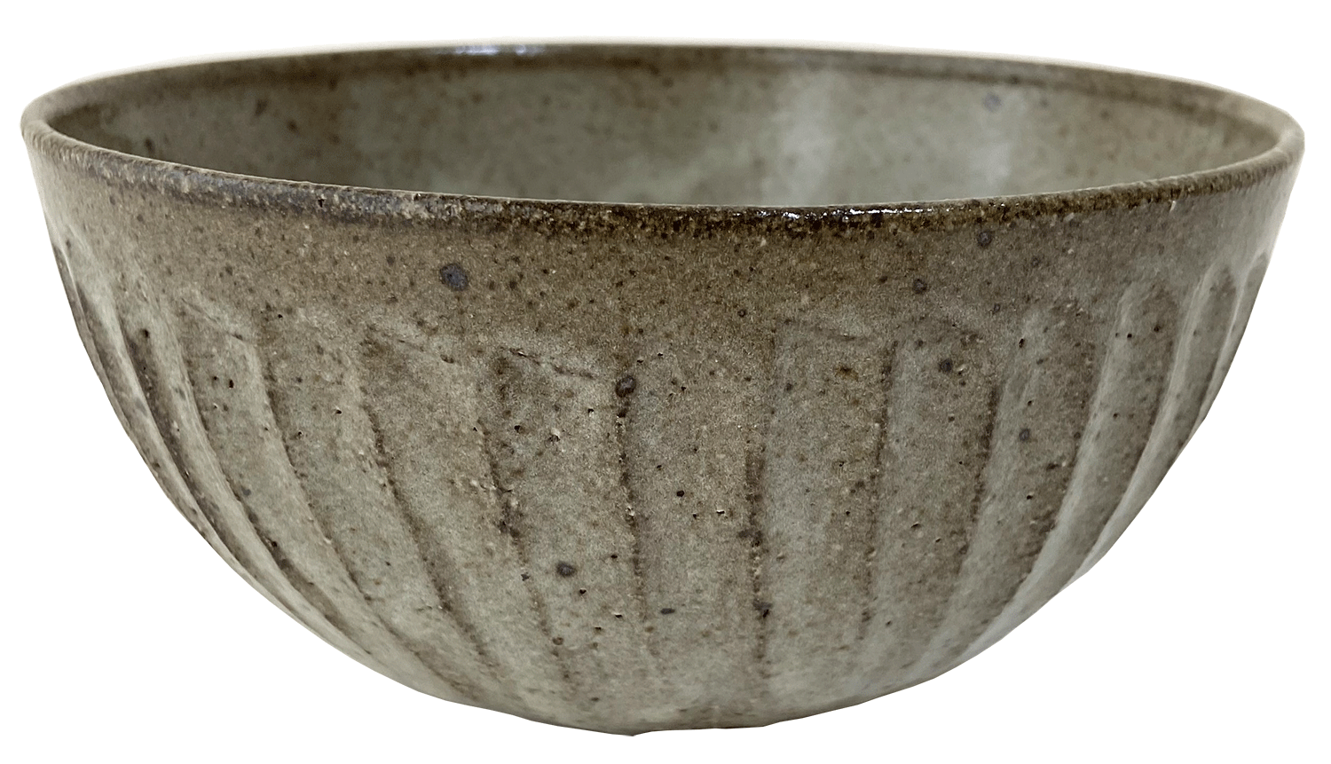 Rakuten - 【陶器】灰釉彫 どんぶり　丼・めん鉢　モダン　陶器　おしゃれ　信楽焼【日本製】