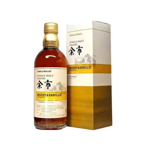 シングルモルト 余市 ウッディ&バニラ 500ml 箱付き シングルモルト 余市 ウッディ&バニラ 500ml 箱付き