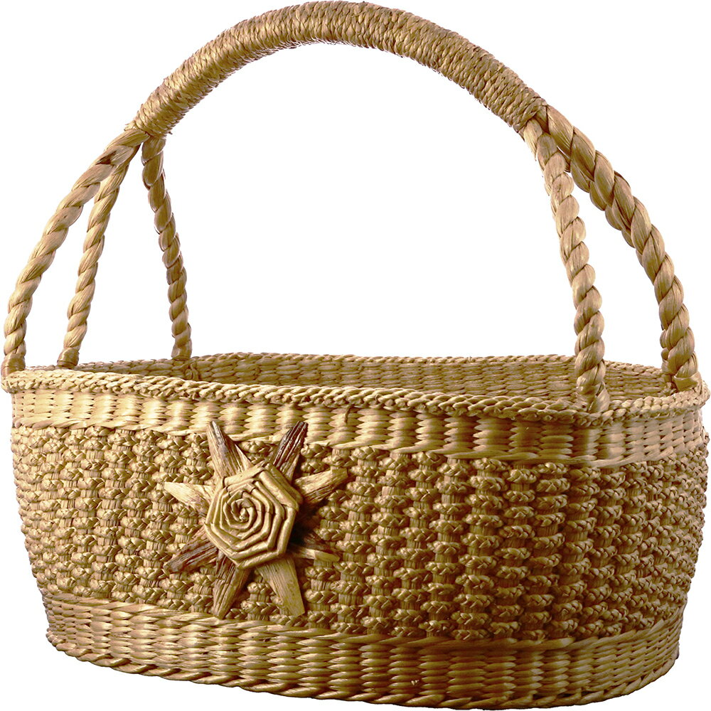 用途多彩！かごバッグストローバッグ...