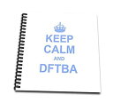 【中古】【輸入品 未使用】(8x8 drawing book) - InspirationzStore Typography - Keep Calm and DFTBA - Dont Forget to be Awesome - Nerdfighter Keep Calm and Carry o