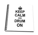 【中古】【輸入品 未使用】InspirationzStoreタイポグラフィ Keep Calm andドラムon carry on drumming Gift for Drummer Percussionistミュージシャン楽しい面白い