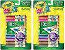 【中古】【輸入品・未使用】Crayola Color Wonder Markers%カンマ% 10 Count (2-pack)