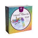 【中古】【輸入品・未使用】Pinwheel Crafts ユニコーンピローキット - 女の子へのユニコーンギフト - ユニコーンクラフト 縫い目なし簡単-Fol...