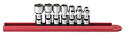 【中古】【輸入品・未使用】KD Tools KDT80310 7Pc .25 Inch Drive 6Pt Flex Sae Socket Set(2)