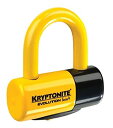 【中古】【輸入品 未使用】KRYPTONITE ( クリプトナイト ) ロック NEW YORK LOCK ニューヨークシリーズ EV4 ディスクロック イエロー スペアキーシステム 盗難見舞