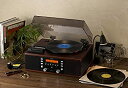 【中古-非常に良い】TEAC ターンテーブル/カセットプレーヤー付CDレコーダー LP-R520(WA)